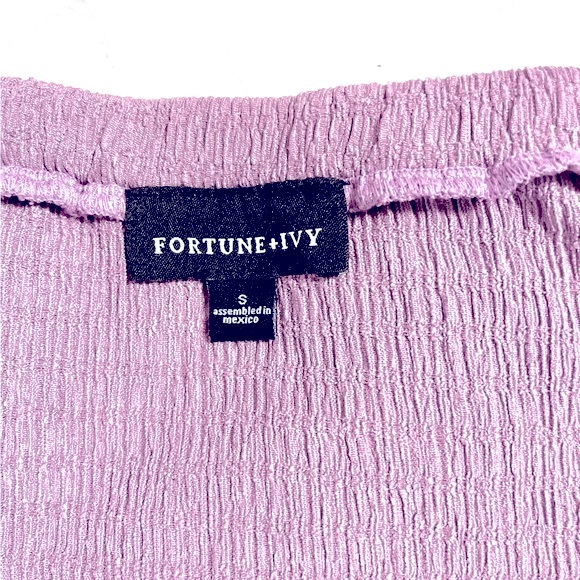 🖤 Fortune + Ivy Ashley Tie Front Top S - Picture 5 of 6